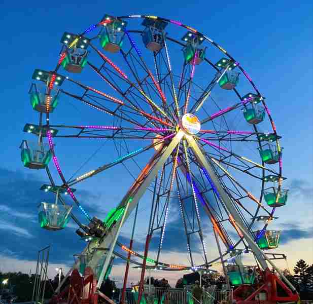 Carnival at Loudoun County Fairgrounds in Leesburg on 09 October 2024