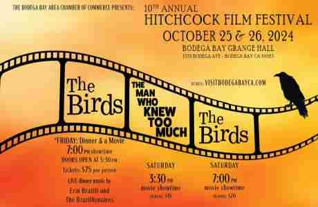 Hitchcock Film Festival in Bodega Bay on 25 Oct