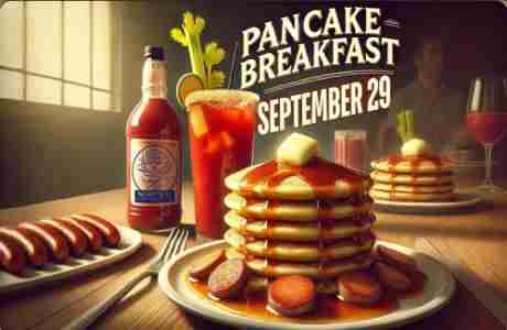 Pancake breakfast in Norwich on 29 Sep