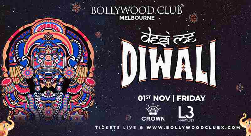 Desi Me Diwali at Crown, Melbourne in Southbank on 1 Nov