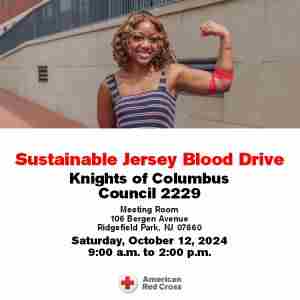 Blood Drive - Sustainable Ridgefield Park in Ridgefield Park on 12 Oct