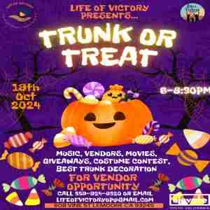 Life of Victory Present Trunk Or Treat in California on 19 Oct