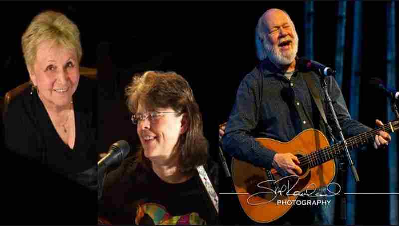 Lana Puckett and Kim Person and George Turman at the Shady Grove Coffeehouse on October 12 in Glen Allen on 12 Oct