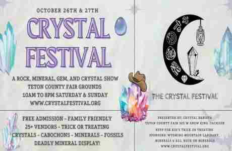 Crystal Festival - A Rock, Mineral, Gem, and Crystal Show in Jackson on 26 Oct