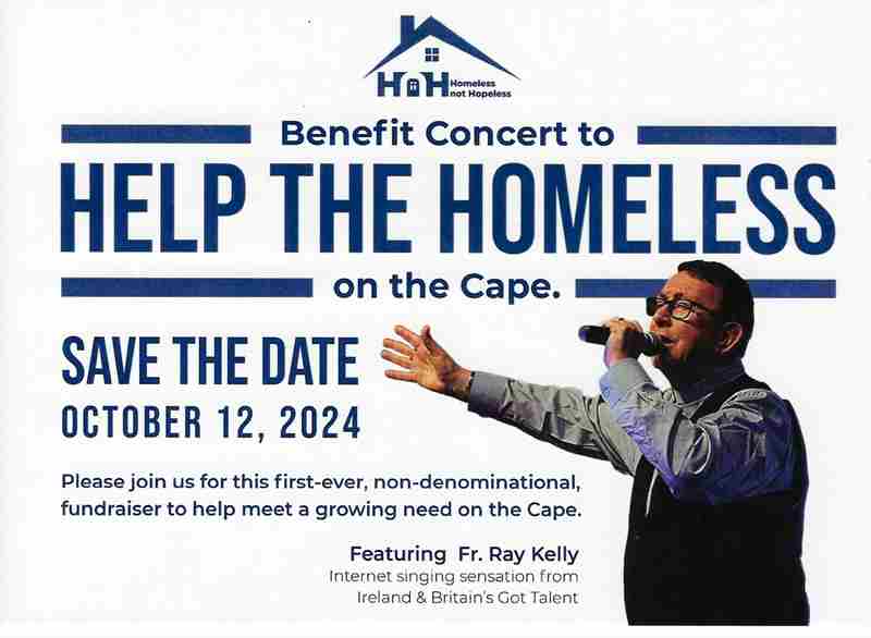 Benefit Concert to Help the Homeless on the Cape in Hyannis on 12 Oct