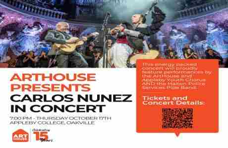 ArtHouse Presents Carlos Nunez in Oakville on 17 Oct