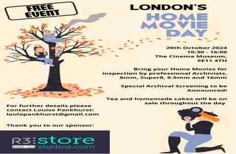 London's Home Movie Day in London on 20 Oct