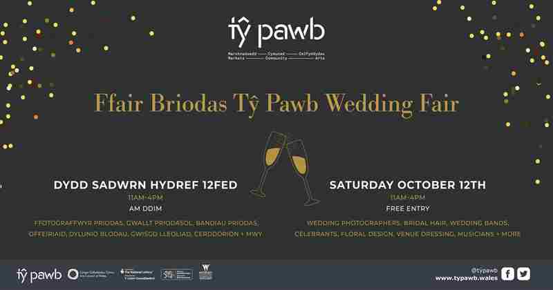 Ty Pawb Wedding Fair in Wrexham on 12 Oct