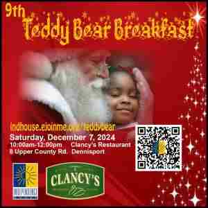 9th Annual Teddy Bear Breakfast in Dennis on 7 Dec