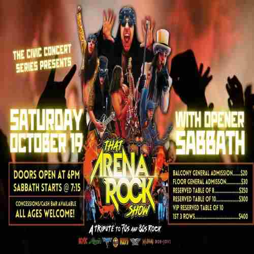 That Arena Rock Show in La Porte on 19 Oct