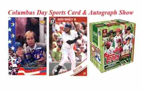 Coluimbus Day Sports Card and Autograph Show in Dedham on 14 Oct