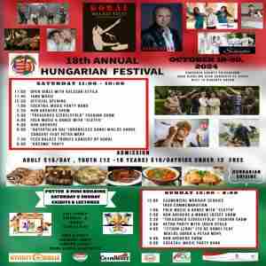 18th Annual Hungarian Festival in Sarasota on 19 Oct