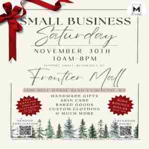 Small Business Saturday | November 30th | Frontier Mall in Cheyenne on 30 Nov