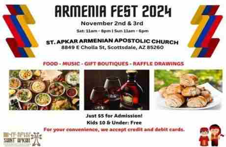 Armenian Festival at st Apkar Armenian Apostolic Church of Arizona in Scottsdale on 2 Nov