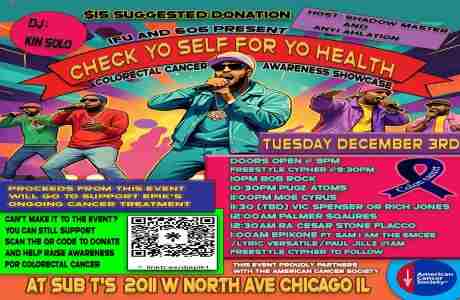 Check yo self for yo helath in Chicago on 3 Dec