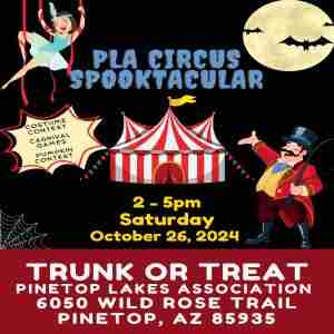 PLA Circus Spooktacular Trunk or Treat in Navajo County on 26 Oct