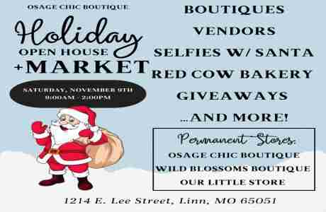 Osage Chic Boutique Holiday Open House + Market in Linn on 9 Nov