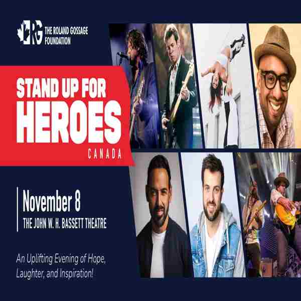 Stand Up For Heroes Canada in Toronto on 8 Nov