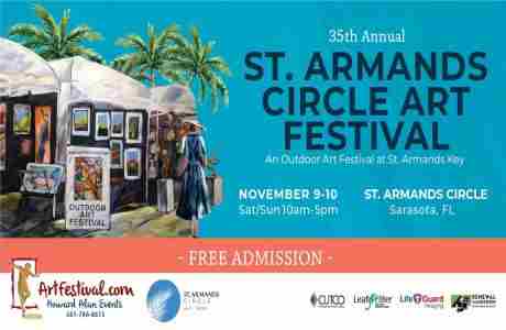 35th Annual St. Armands Circle Art Festival in Sarasota on 9 Nov