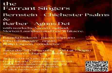 The Farrant Singers - Music from Across the Pond in Salisbury on 9 Nov