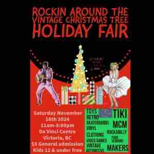 Island Vintage Events Rockin Around The Vintage Christmas Tree Holiday Fair and Makers Market in Victoria on 16 Nov