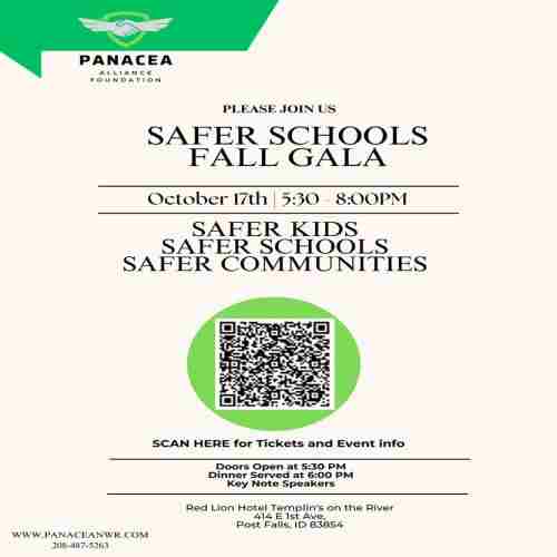 Safer Schools, kids and communities event October 17, 5:30-8PM in Post Falls on 17 Oct