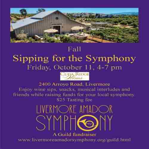 Sipping for the Symphony — It’s Fall! in Livermore on 11 October 2024