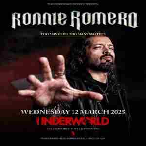 RONNIE ROMERO at The Underworld - London in London on 12 Mar