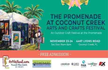 The Promenade at Coconut Creek Arts and Crafts Festival in Coconut Creek on 23 November 2024