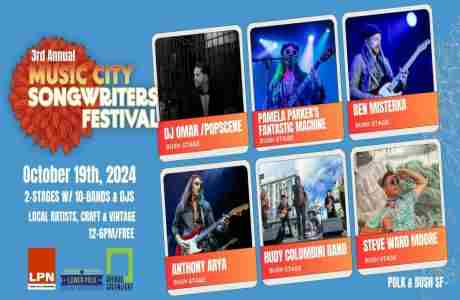 Join Us for the 3rd Annual Music City Songwriters Festival in California on 19 Oct