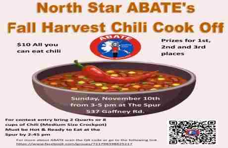 North Star ABATE's Fall Harvest Chili Cook Off in Fairbanks on 10 Nov