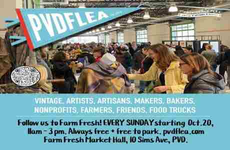 PVD Flea at Farm Fresh Market Hall! in Providence on 10 Nov