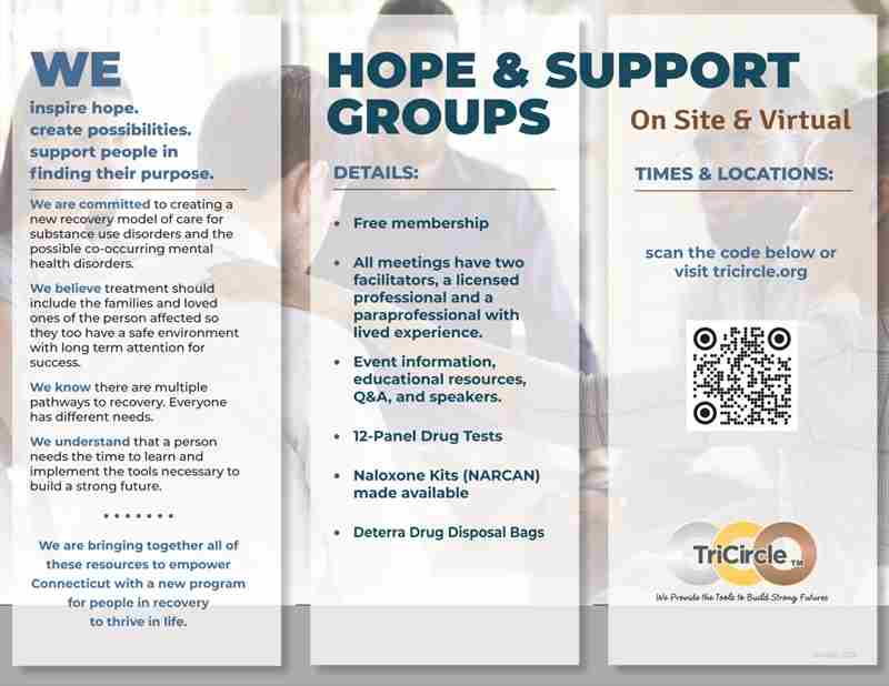 TriCircle's Hope and Support Group Meeting in Meriden on 24 Oct