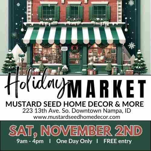 Mustard Seed's Annual Holiday Market in Nampa on 2 Nov