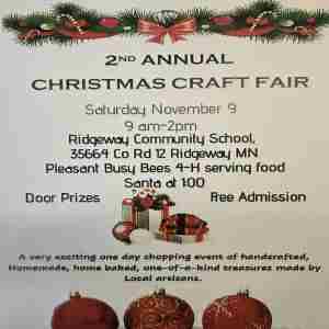 Craft Fair in Ridgeway on 9 Nov