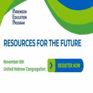 Parkinson Education Program - Resources for the Future in St  Louis on 6 Nov