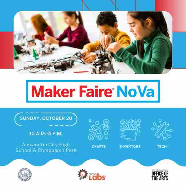 Maker Faire NoVa in Alexandria on 20 Oct