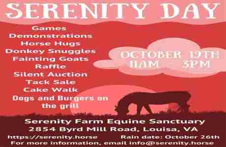 Serenity Day in Louisa on 19 October 2024