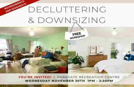 Decluttering and Downsizing Event in North Vancouver on 20 November 2024