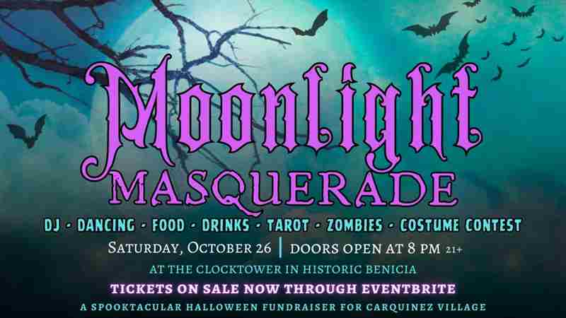 Moonlight Masquerade: Benicia's 21+ Halloween Main Event! in Benicia on 26 Oct