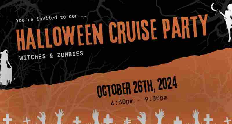 Witches and Zombie Halloween Party Cruise in Boston on 26 Oct