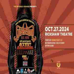 Girlschool: Final North American Tour With Alcatrazz, Lillian Axe, and Rebel Priest in Vancouver on 27 Oct