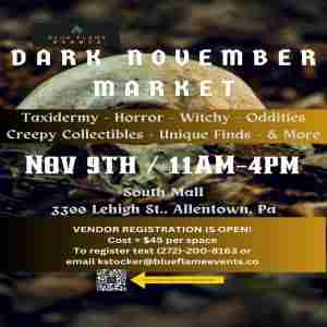 Dark November Market in Allentown on 09 November 2024