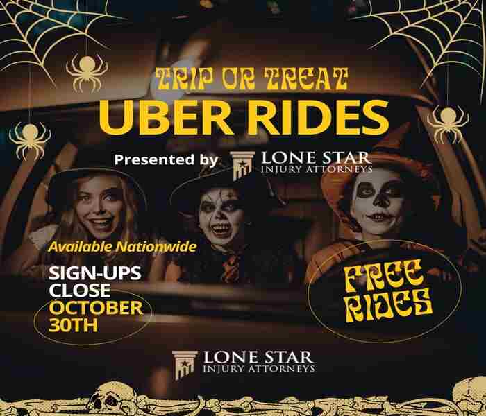 Trip or Treat Uber Rides by LSIA in Sugar Land on 16 October 2024