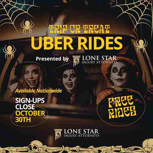 Trip or Treat Uber Rides by LSIA in Houston on 16 October 2024