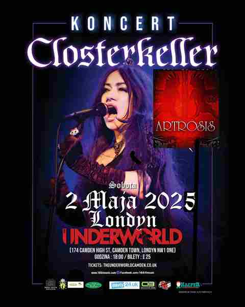 CLOSTERKELLER at The Underworld - London in London on 2 May