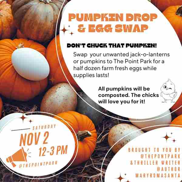 Pumpkin Drop and Egg Swap in San Antonio on 2 Nov