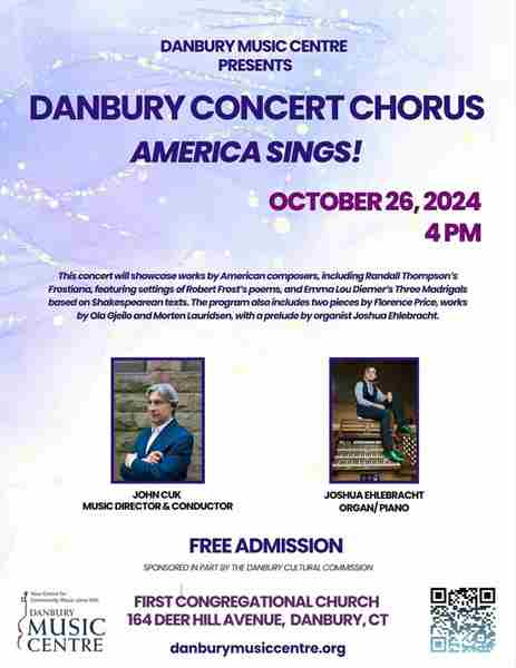 Danbury Concert Chorus: America Sings! in Danbury on 26 Oct