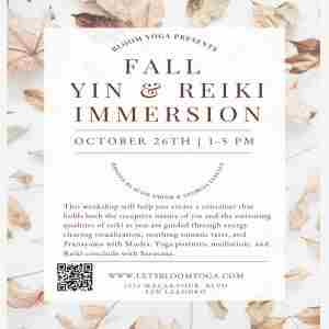 Fall Yin and Reiki Immersion in San Leandro on 26 Oct