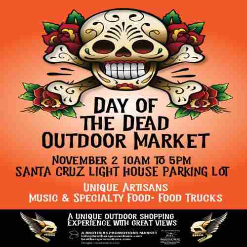 West Cliff Day of Dead Outdoor Market in Santa Cruz on 2 Nov